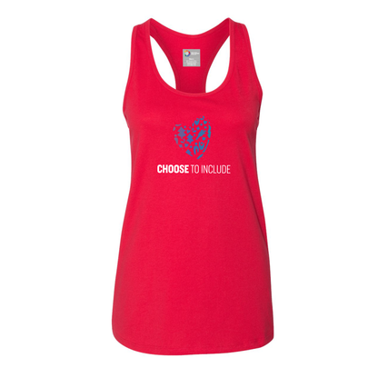 Heart of Inclusion Women's Jersey Racerback Tank