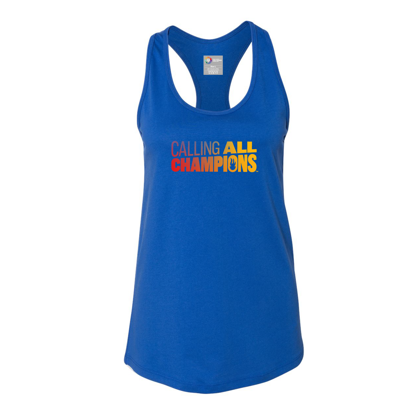 Calling All Champions™ Women's Jersey Racerback Tank