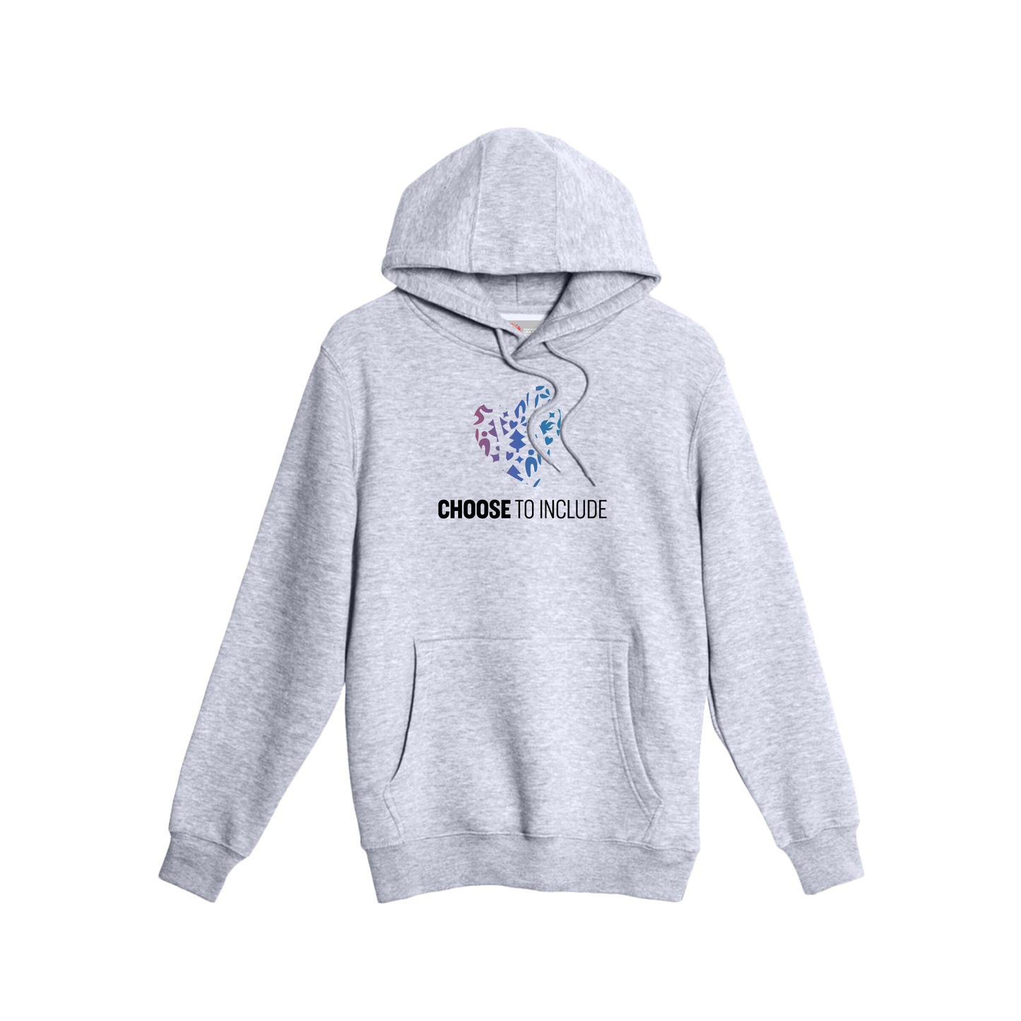 Heart of Inclusion Premium Hooded Fleece Sweatshirt