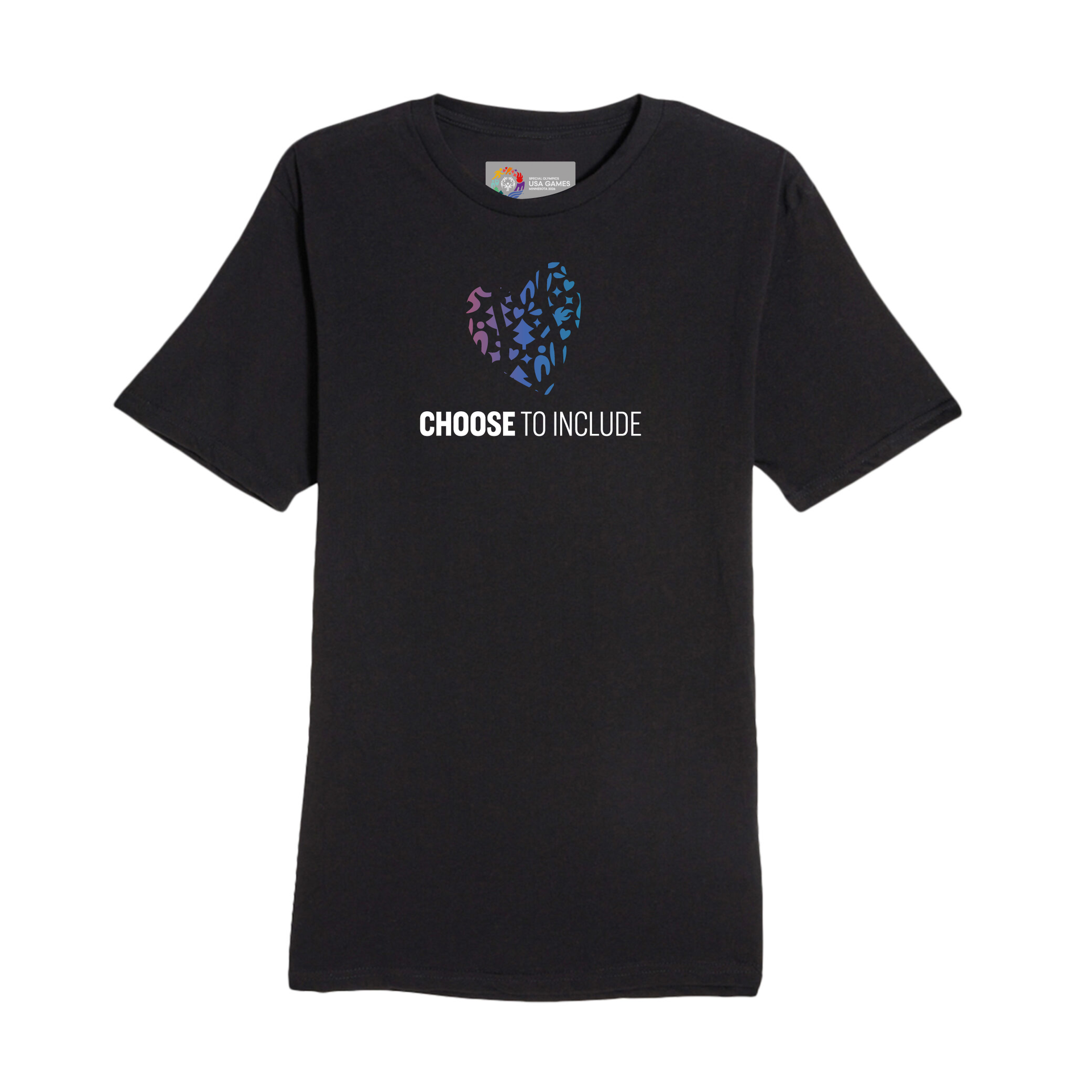 Heart of Inclusion Unisex Short Sleeve Tee – 2026 Special Olympics