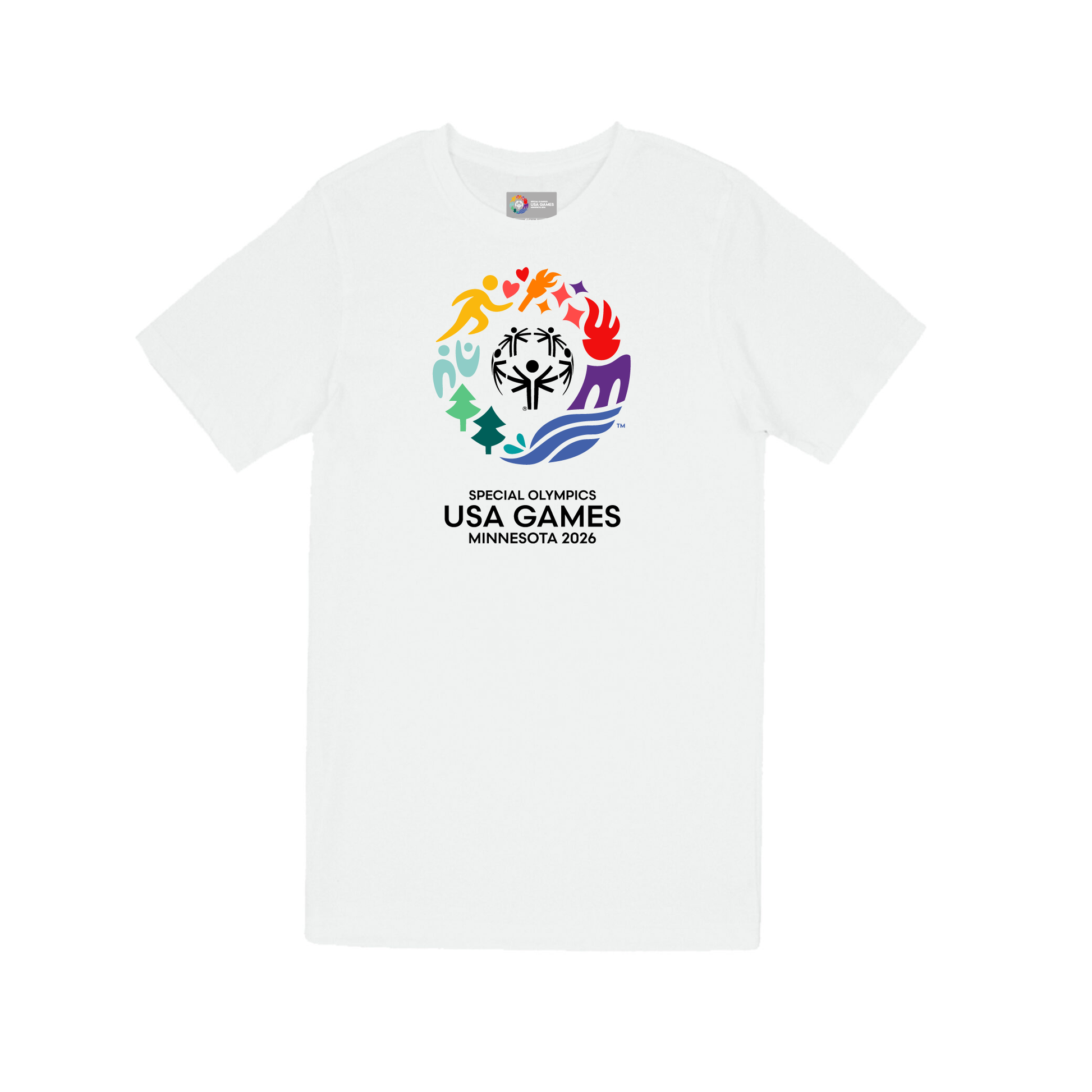 Classic Logo Unisex Short Sleeve Tee – 2026 Special Olympics USA Games Classic Logo Unisex Short Sleeve Tee – 2026 Special Olympics USA Games