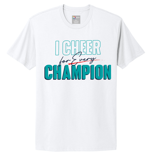 Calling All Champions I Cheer for Every Champion Unisex Short Sleeve Tee
