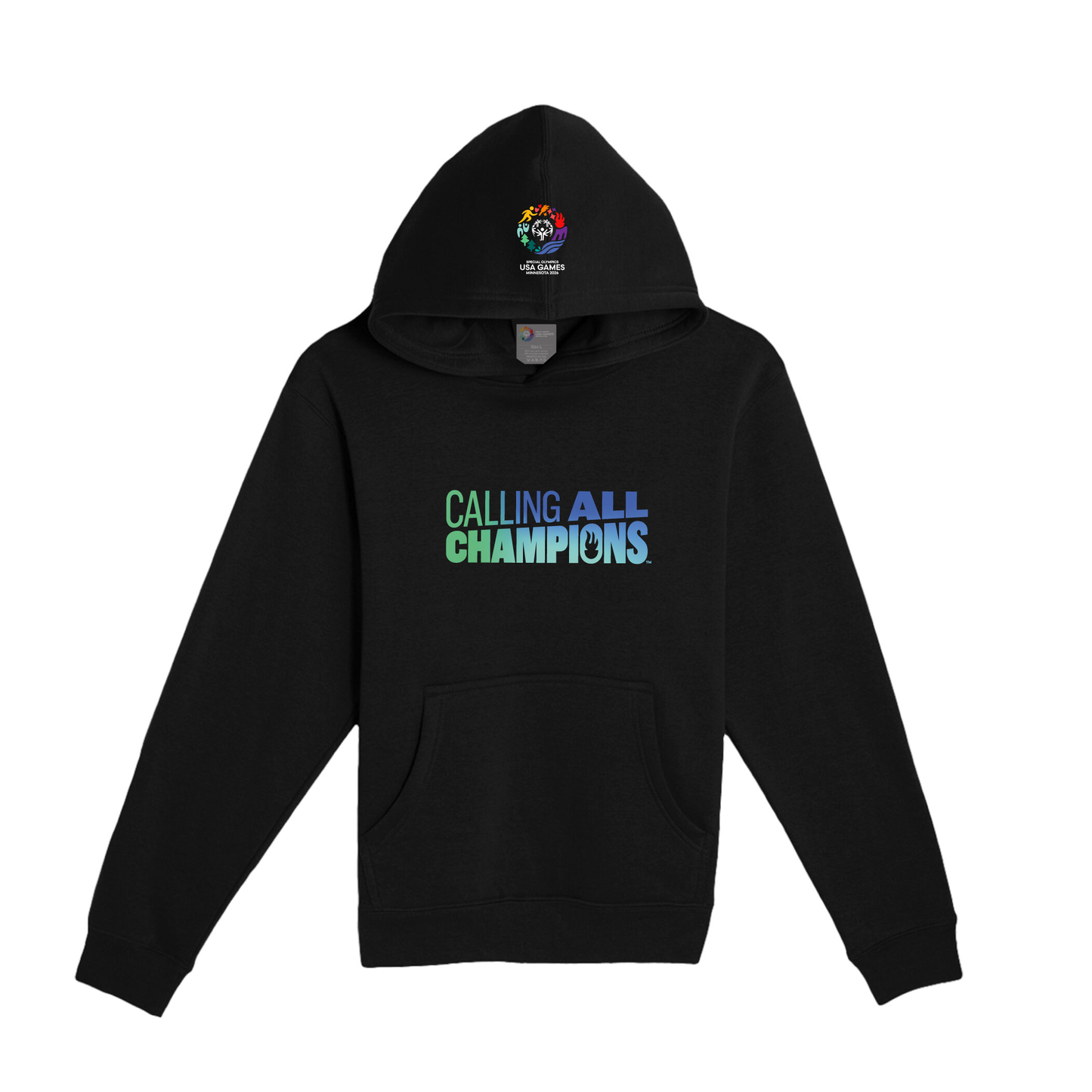 Calling All Champions™ Youth Hooded Pullover Sweatshirt