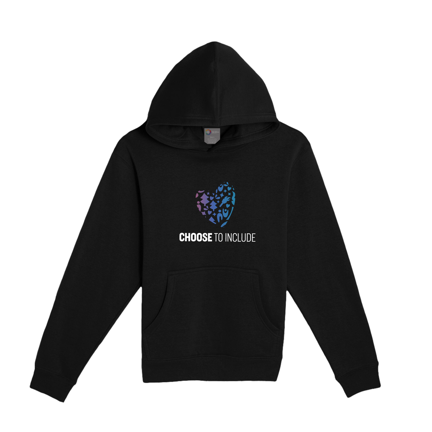 Heart of Inclusion Youth Hooded Pullover Sweatshirt