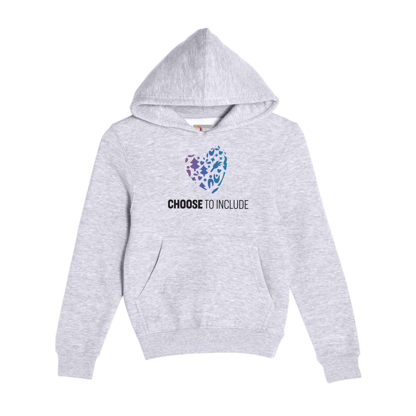 Heart of Inclusion Youth Hooded Pullover Sweatshirt