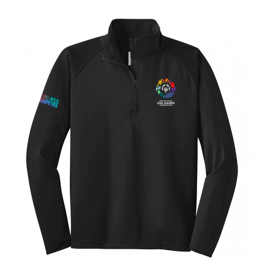 USA Games Sport-Tek® Sport-Wick® Stretch 1/4-Zip Pullover