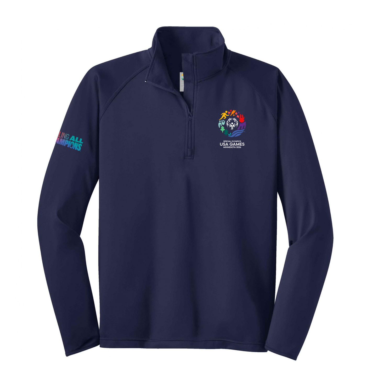 USA Games Sport-Tek® Sport-Wick® Stretch 1/4-Zip Pullover