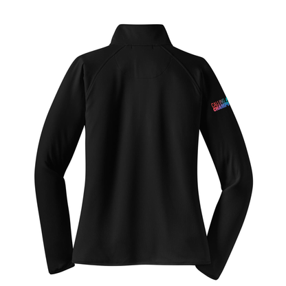 USA Games Sport-Tek Women's Sport-Wick Stretch 1/4-Zip Pullover