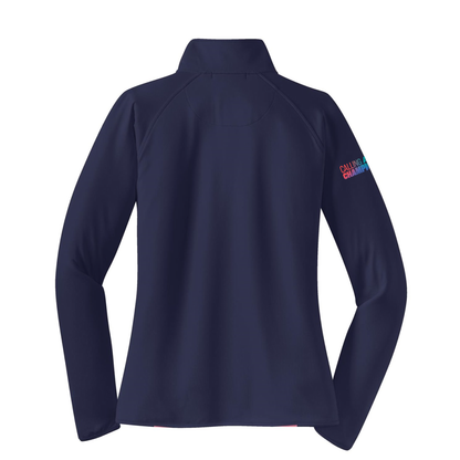 USA Games Sport-Tek Women's Sport-Wick Stretch 1/4-Zip Pullover