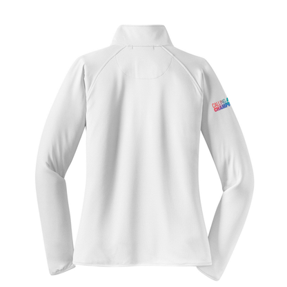 USA Games Sport-Tek Women's Sport-Wick Stretch 1/4-Zip Pullover