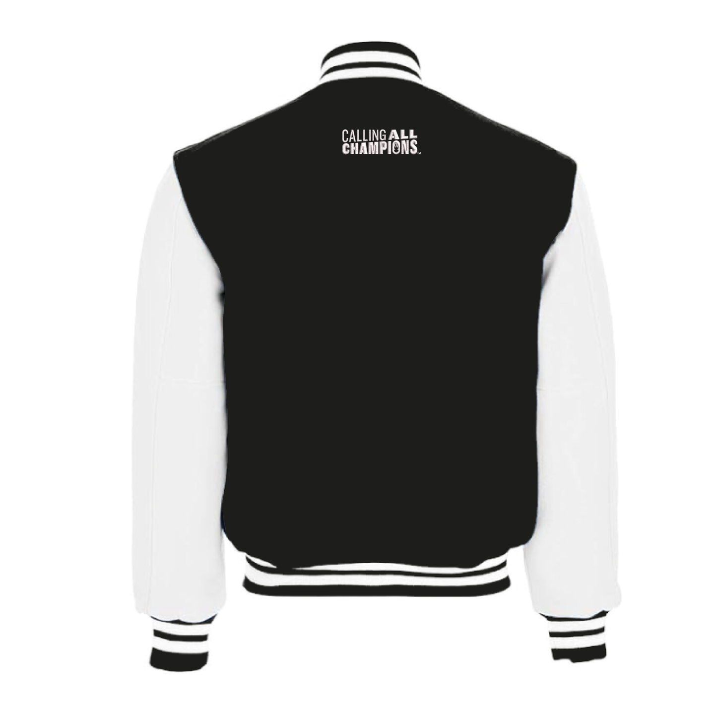 USA Games Ultra Limited Embroidered Varsity Jacket w/ Leather Sleeves