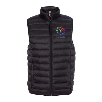 USA Games Men's 32 Degrees Weatherproof Packable Down Vest