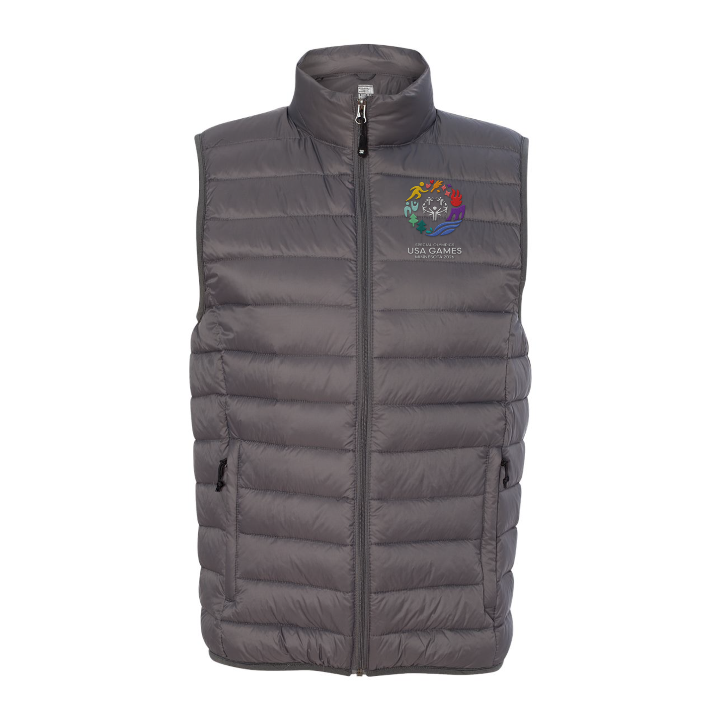 USA Games Men's 32 Degrees Weatherproof Packable Down Vest