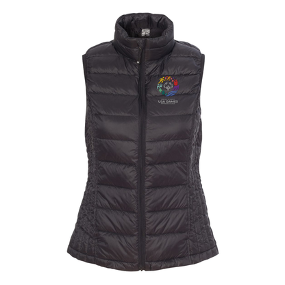 USA Games Women's 32 Degrees Weatherproof Packable Down Vest
