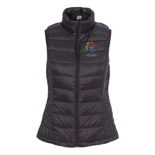 Embroidered Club26 Women's 32 Degrees Weatherproof Packable Down Vest