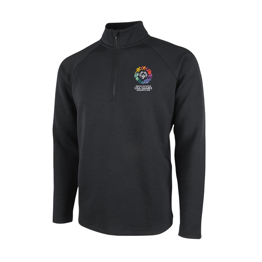 USA Games Embroidered Men's Charles River Seaport Quarter Zip