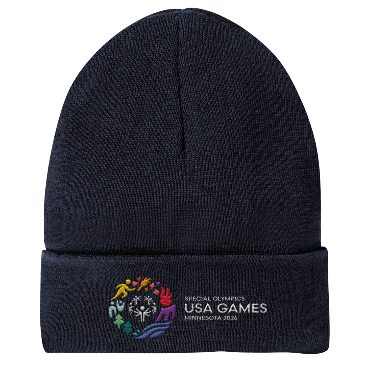 Classic USA Games Embroidered Adult Cuffed Beanie