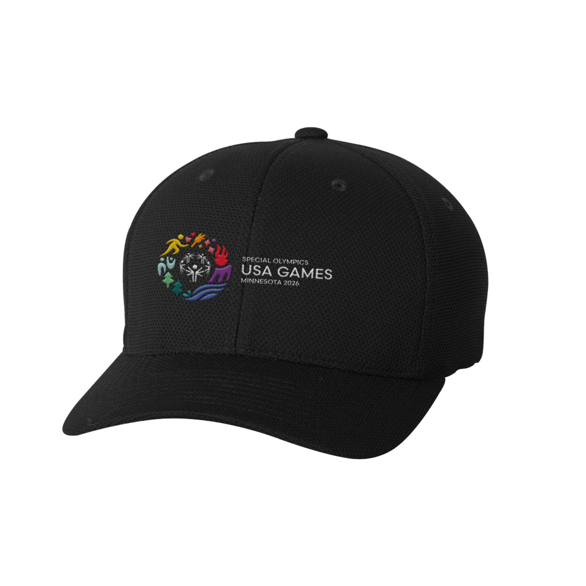 Classic Logo Embroidered Flexfit Mesh Cap – 2026 Special Olympics