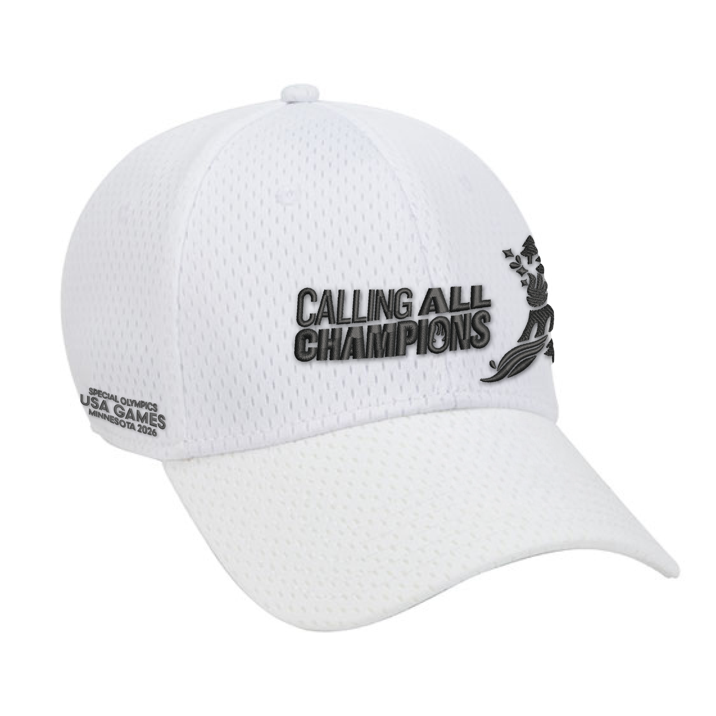 Calling All Champions Embroidered Flexfit Mesh Cap