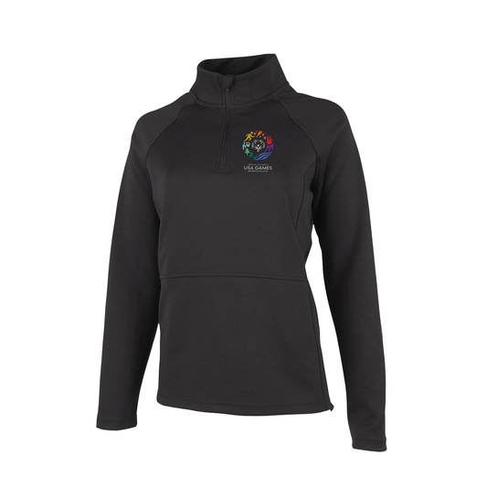 Club26 Embroidered Women's Charles River Seaport Quarter Zip