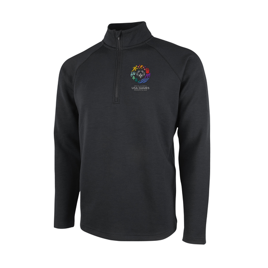 Club26 Embroidered Men's Charles River Seaport Quarter Zip