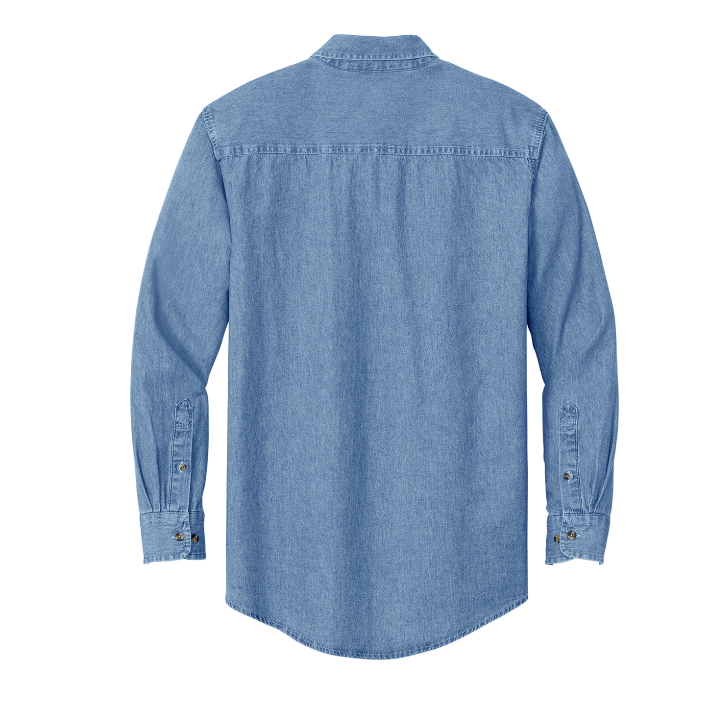 Calling All Champions™ Men's Embroidered Denim Long Sleeve Shirt