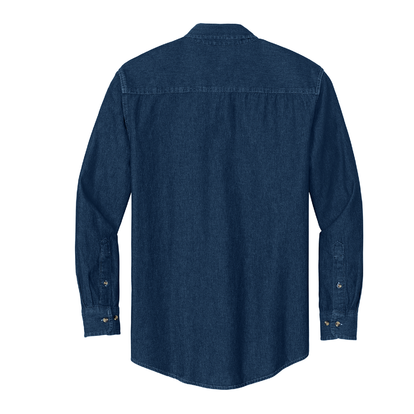 Calling All Champions™ Men's Embroidered Denim Long Sleeve Shirt