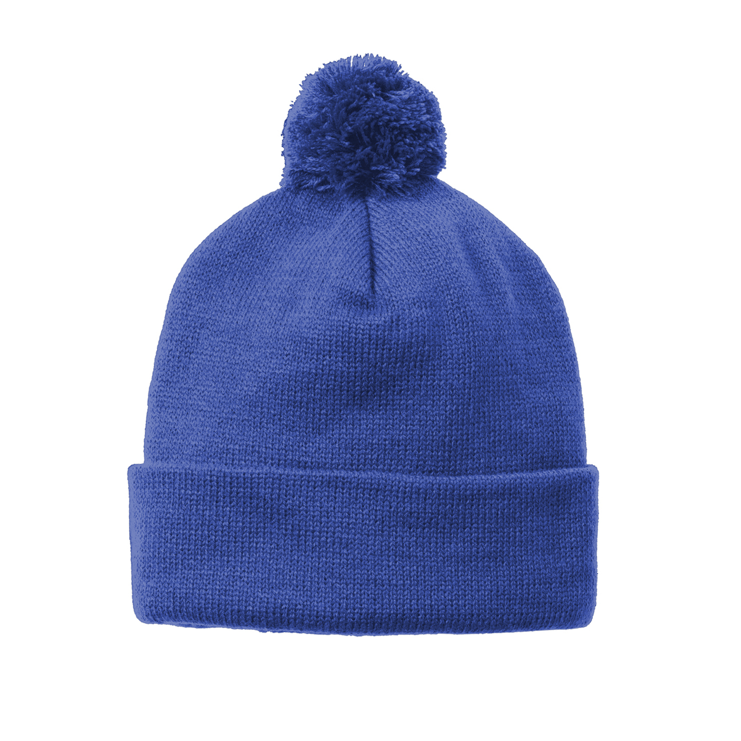 Classic USA Games Embroidered Solid Pom Pom Beanie