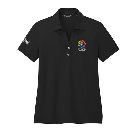 USA Games Embroidered Women's Travis Mathew Coto Performance Polo