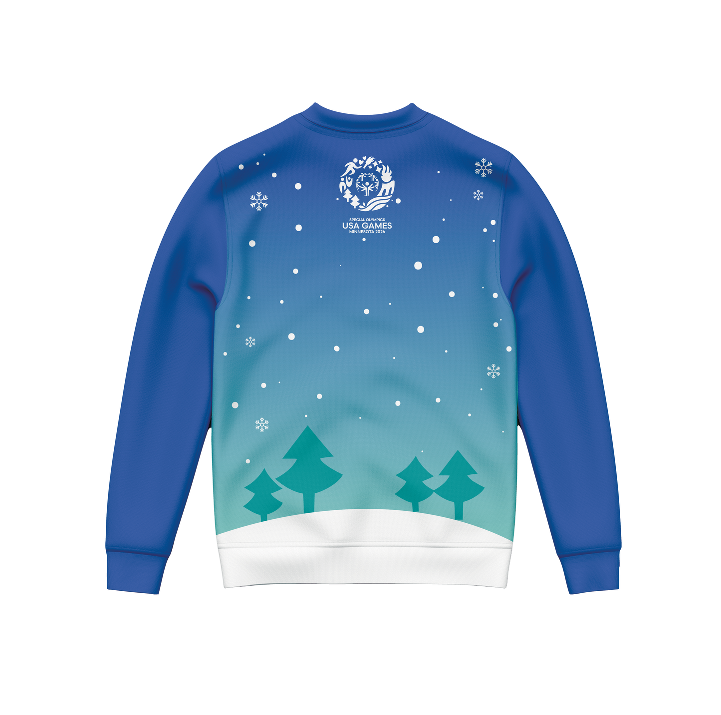 Holiday Special "Snowy" Unisex Performance Crewneck Sweatshirt