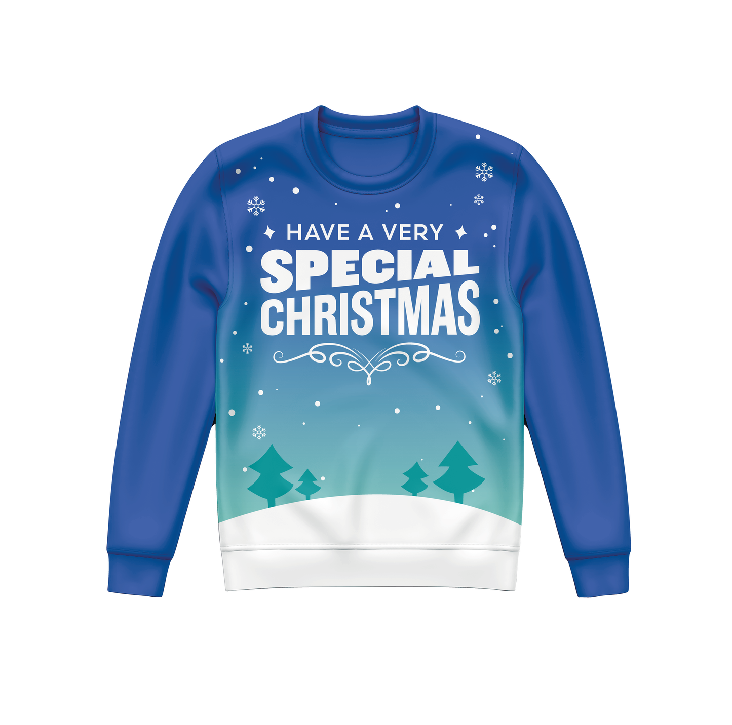 Holiday Special "Snowy" Unisex Performance Crewneck Sweatshirt