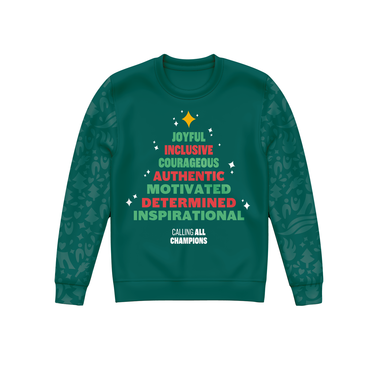 Holiday Special "Joyful" Unisex Performance Crewneck Sweatshirt