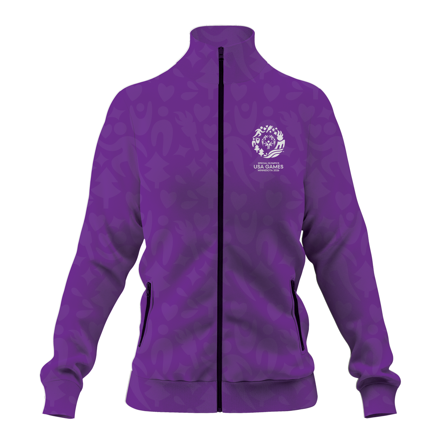 Iconic Athlete Oath Women's Track Jacket with Full Zipper