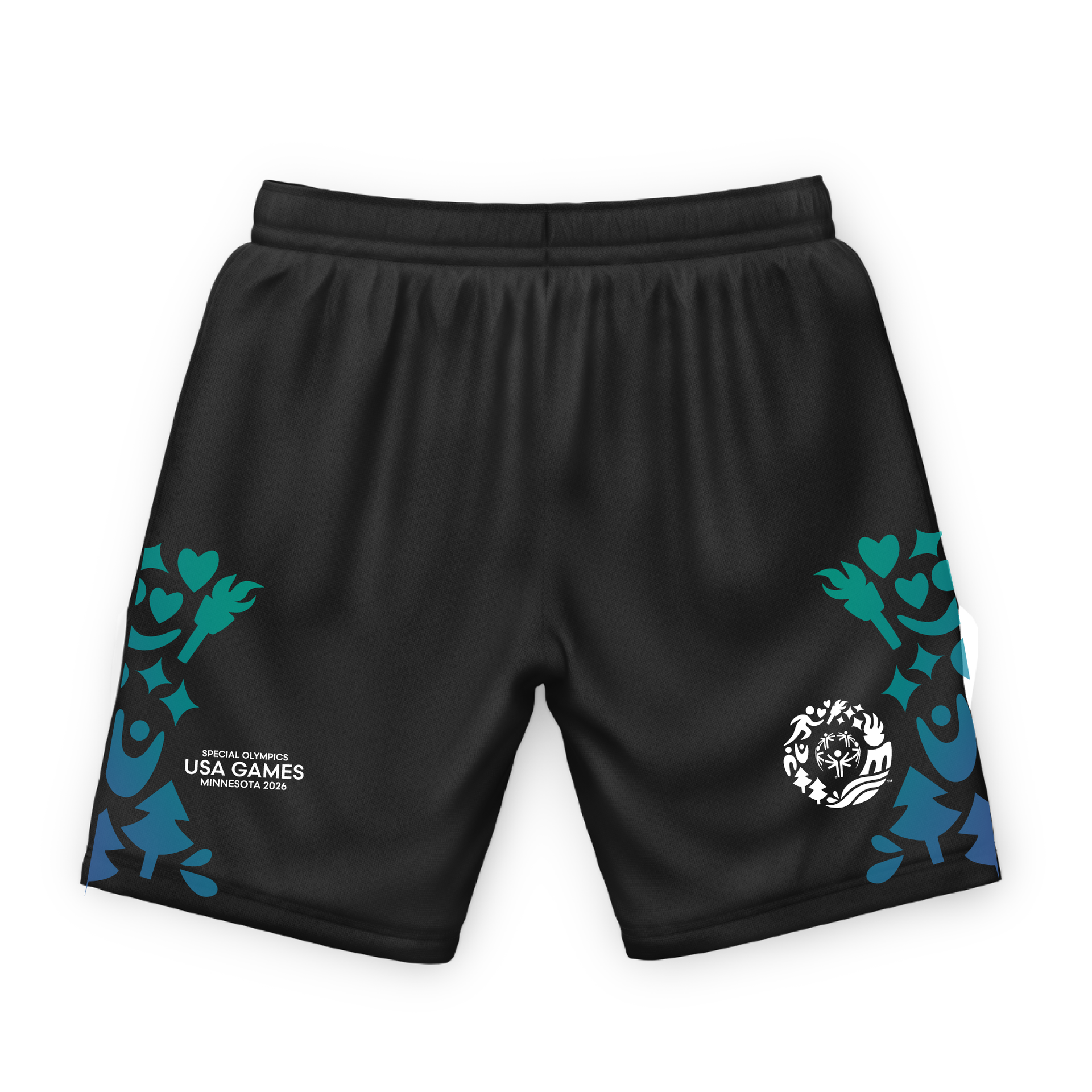 Border Premium Men's Gym Shorts – 2026 Special Olympics USA Games