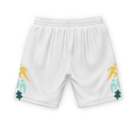 Iconic Colorful Border Men's Gym Shorts