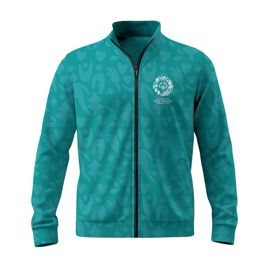 Athlete Oath Men's Track Jacket with Full Zipper