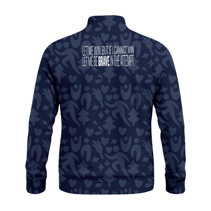 Athlete Oath Men's Track Jacket with Full Zipper