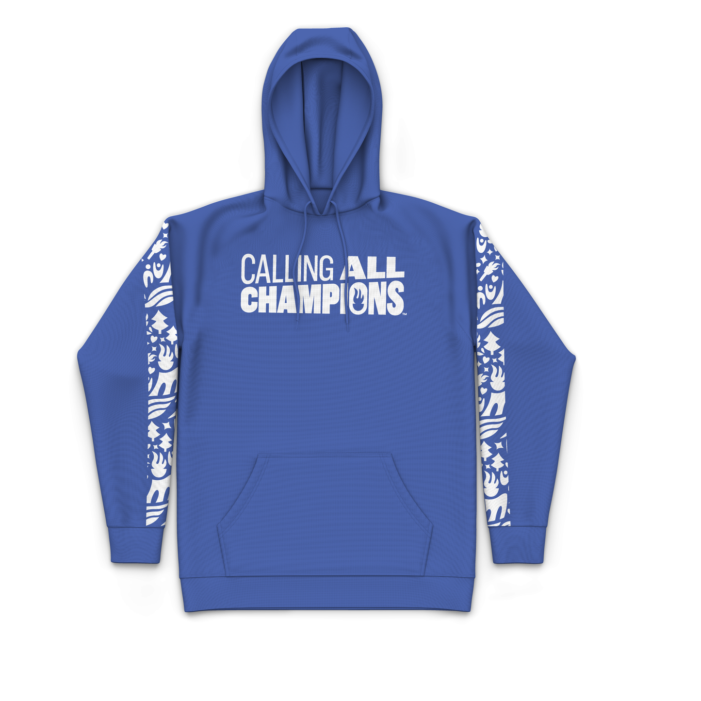 Iconic Double Sleeve Calling All Champions™ Unisex Performance Hoodie