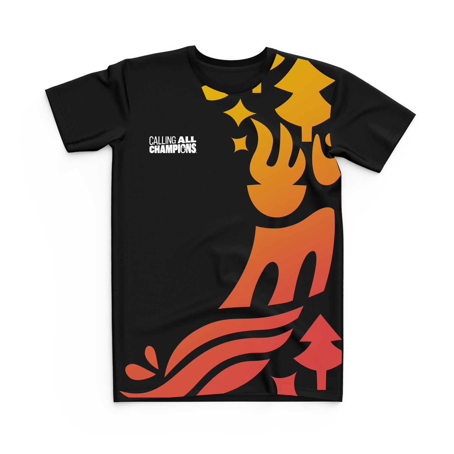 Iconic Flame Premium Performance Short Sleeve Tee