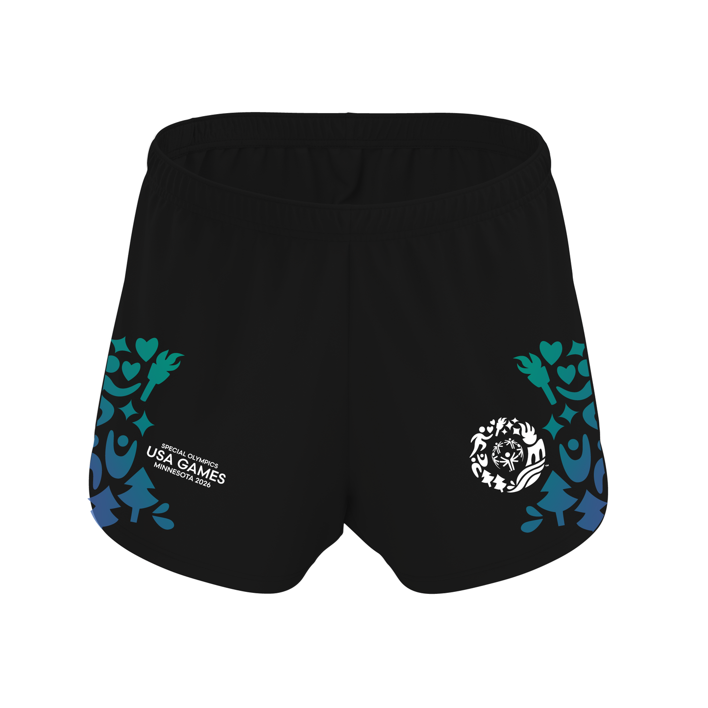 Iconic Border Women's Gym Shorts