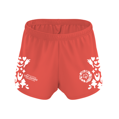 Iconic Colorful Border Premium Women's Gym Shorts