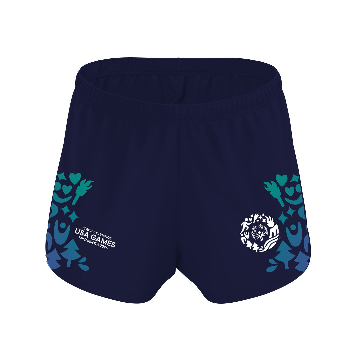 Iconic Border Women's Gym Shorts