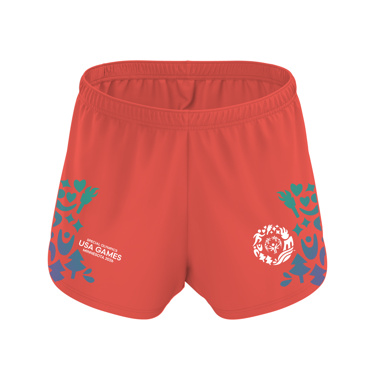 Iconic Border Women's Gym Shorts