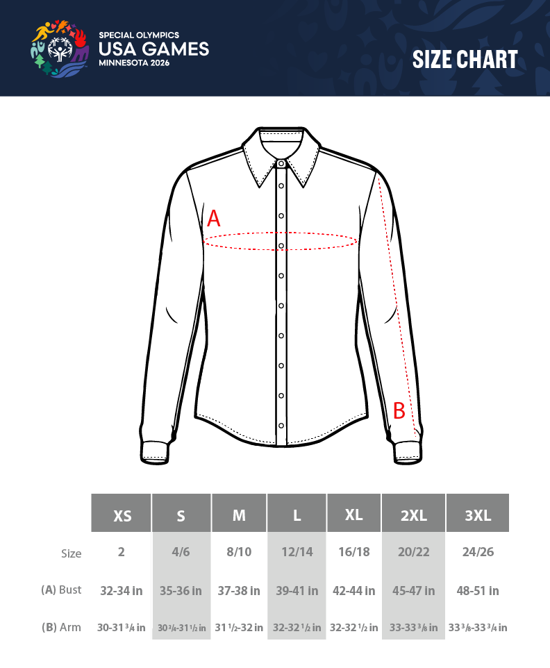 Calling All Champions™ Women's Embroidered Denim LS Button-Up Shirt