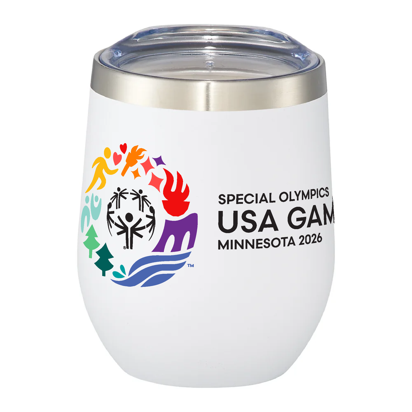 Classic USA Games 12 oz Insulated Stemless Wine Tumbler