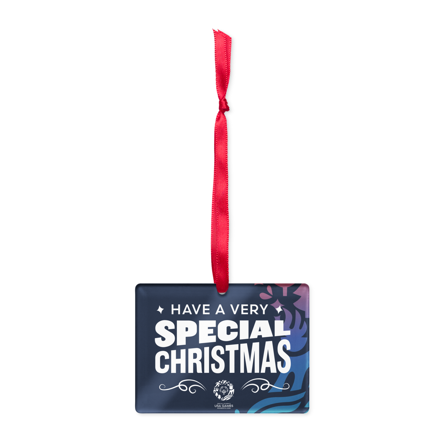 Holiday Special "Merry Xmas" Acrylic ornament