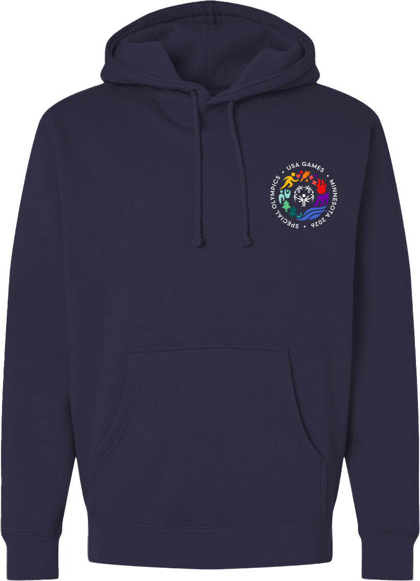 USA GAMES 2026 Logo Unisex Hooded Fleece Sweatshirt