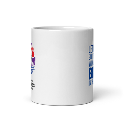 Athlete Oath White glossy mug