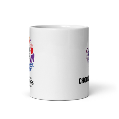 Choose to Include White glossy mug