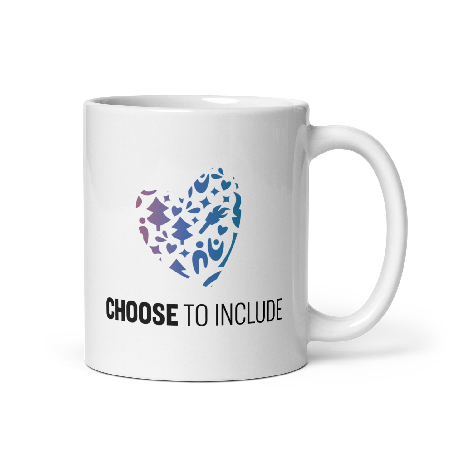 Choose to Include White glossy mug